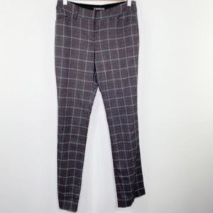 Express Factory Navy Blue Editor Barely Boot Low Rise Pants Women's Size 2